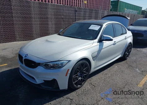 2017 BMW M3 z USA, uszkodzony, nr VIN WBS8M9C57H5G83831